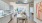 a kitchen with a dining table